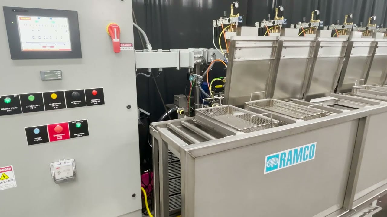 RAMCO Automated Citric Passivation System with A/B Basket Processing