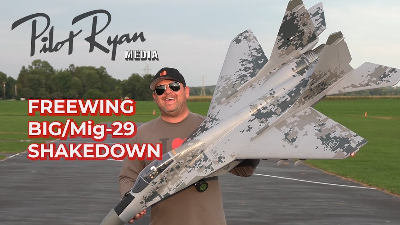 Freewing MiG-29 Fulcrum Digital Camo Twin 80mm EDF Jet SHAKEDOWN