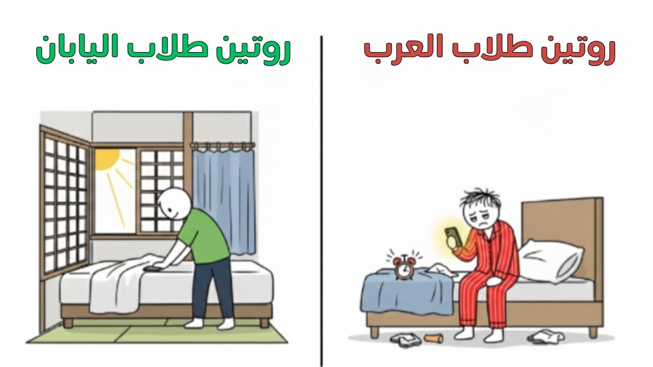 روتين الطالب الياباني الذي يساعدك على تذكر كل شيء 🧠