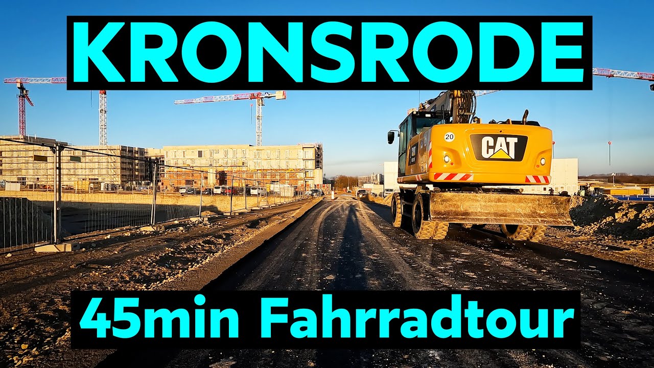 Hannover Kronsrode Mega Baustelle März 2022 4K UHD