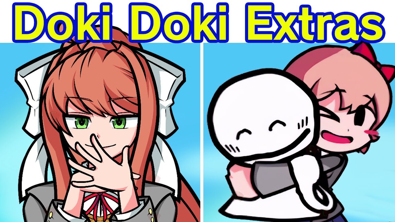 Friday Night Funkin' VS Monika + Doki Doki Takeover Secret Song + Extras (FNF Mod/Literature Club)