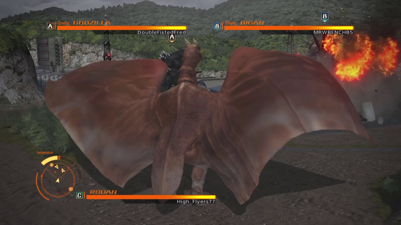 GODZILLA PS4: Rodan vs Gigan and Godzilla