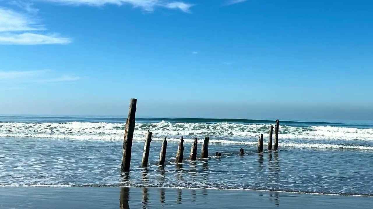 Thornton beach, Daly City  Listening to the Waves | Calm Beach Walk in Daly City, California
