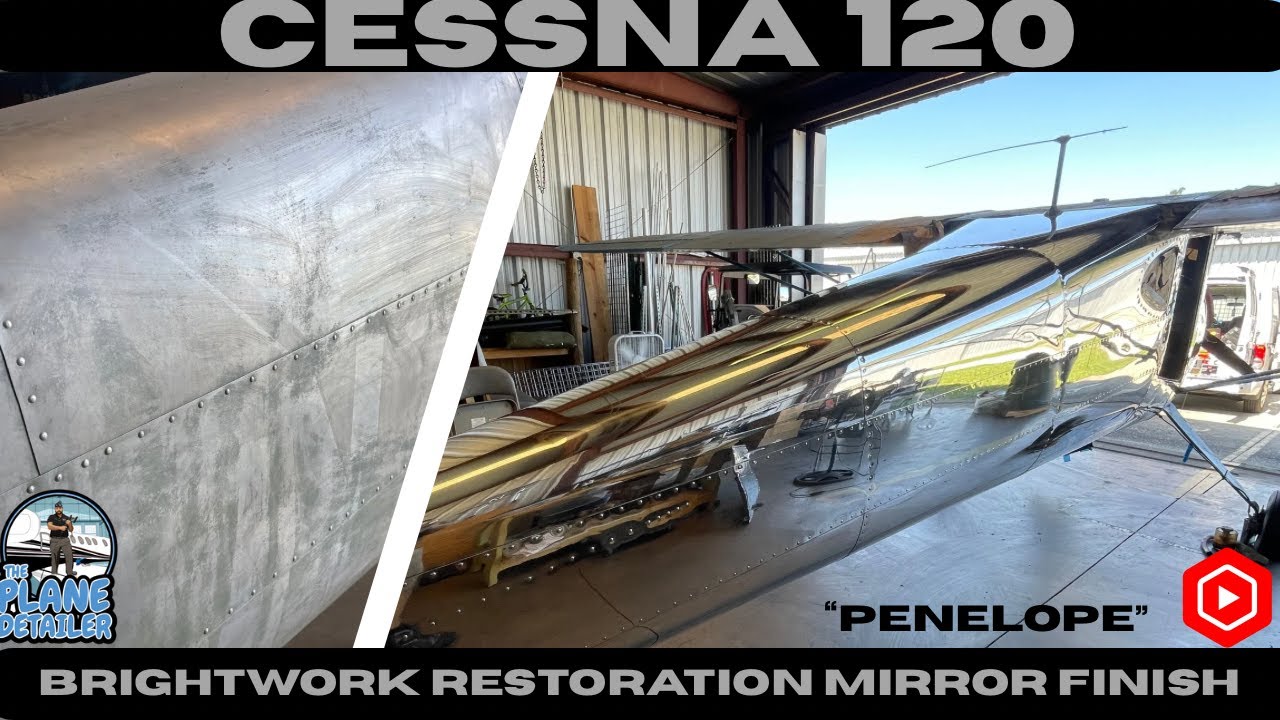 Реставрация самолета «Пенелопа» — Cessna 120 1947 года выпуска, полная хромировка | Jimmy’s World...