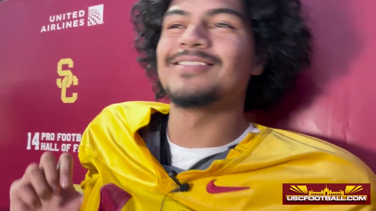 Квотербек USC Джейден Майава о победе команды в Небраске за неделю до игры с Northwestern