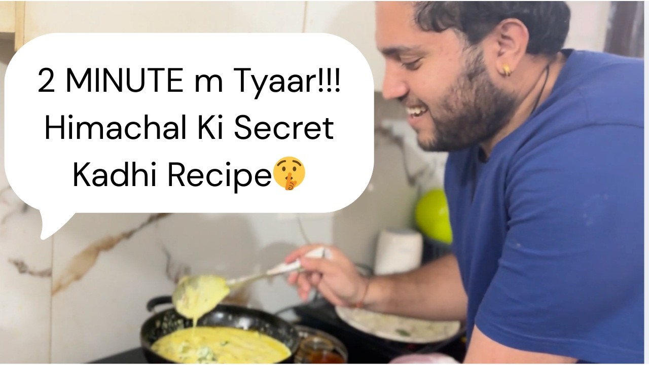 Fastest Kadhi Recipe Ever? Himachali Style 😍