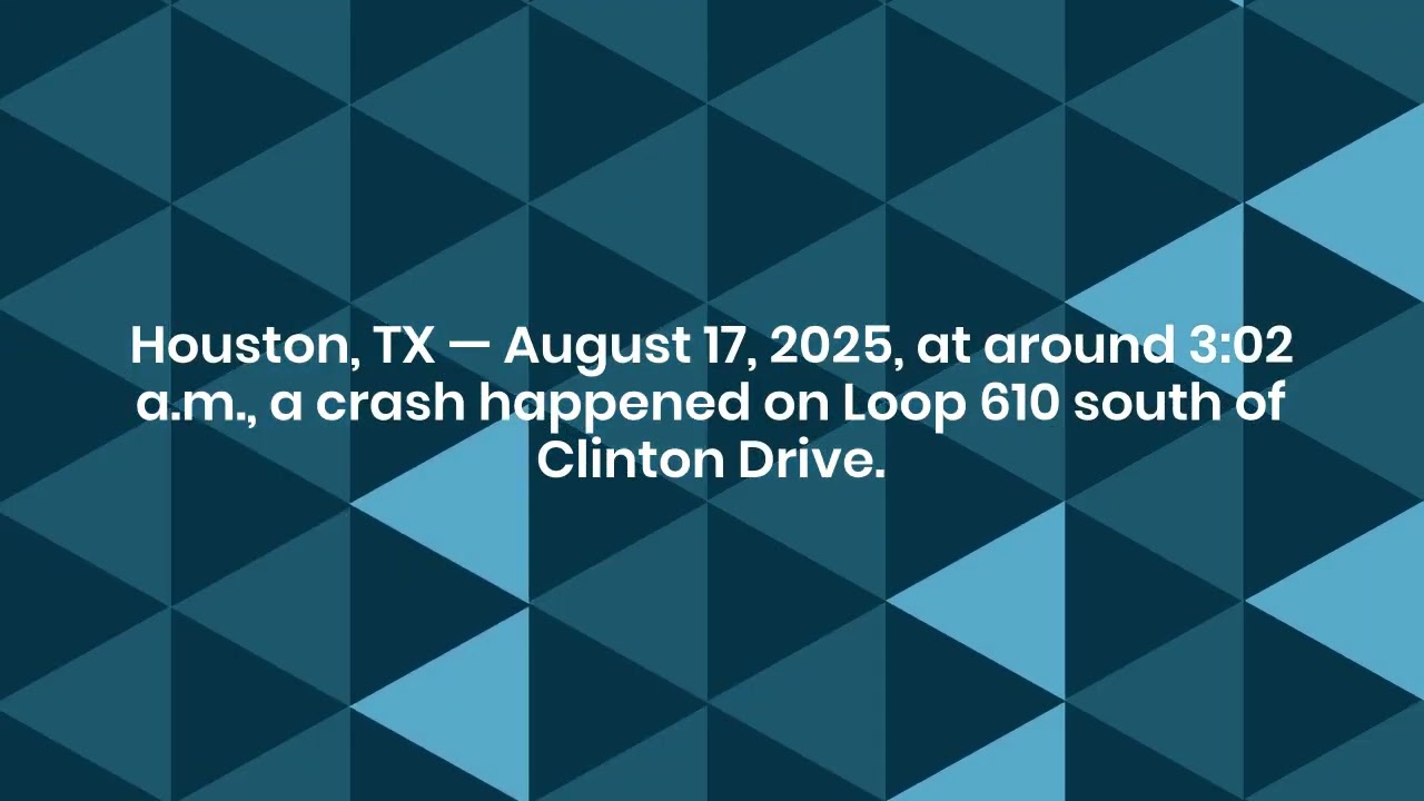 1 Injured in Possible Drunk Driver Accident on Loop 610 in Houston, TX