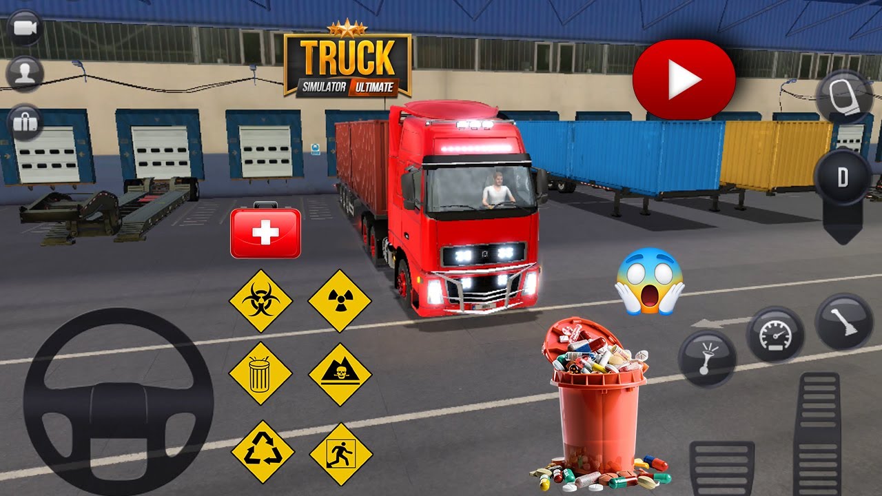 ☣️ Dangerous Cargo! Hospital Waste Delivery 🚚 | Truck Simulator Ultimate 🏥☣️🚚