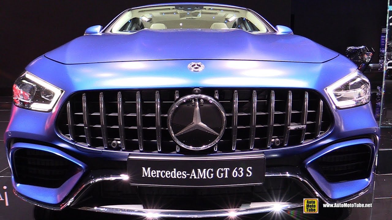 2019 Mercedes AMG GT 63S 4-Door Coupe - Exterior and Interior Walkaround - 2018 Geneva Motor Show
