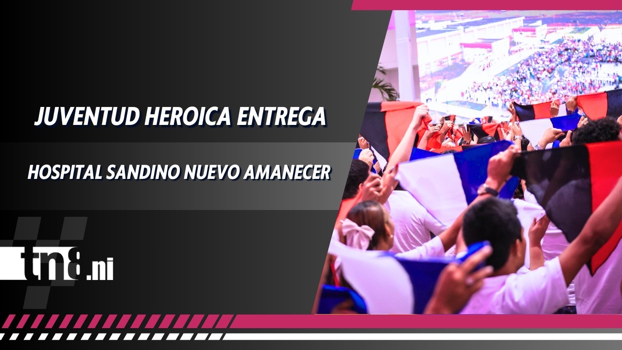 🔵🔴CoPresidentes de Nicaragua en entrega del Hospital Sandino Nuevo Amanecer
