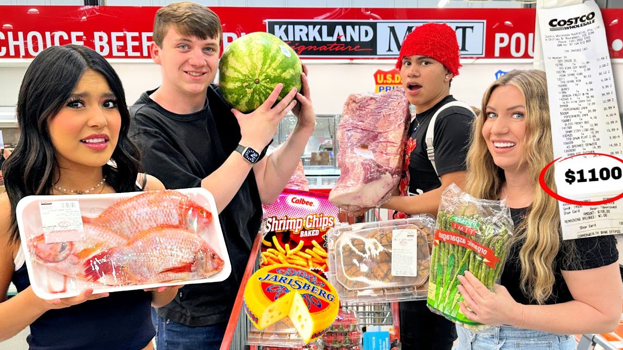 INSTAGRAM Controls What We Eat For A Month!!! | Costco Grocery Haul!