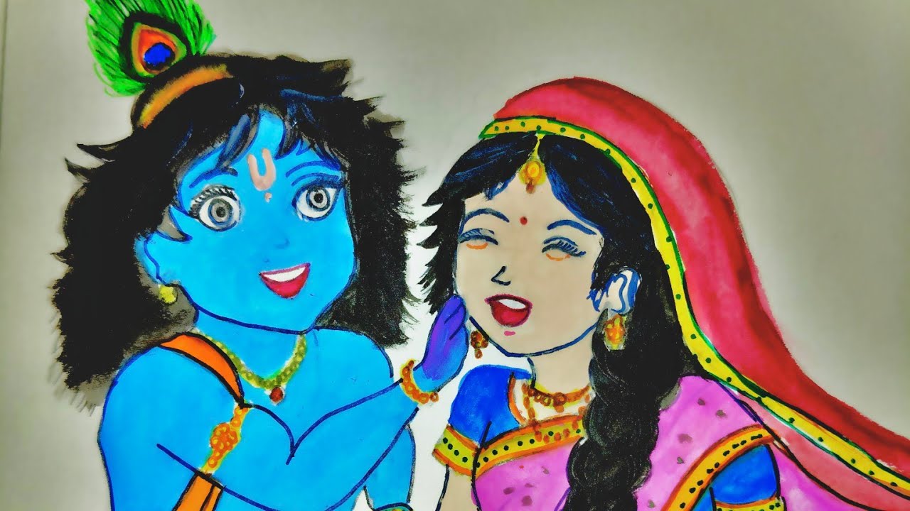 Happy Holi🫟#radhakrishnadrawing#radhkrishna#holispecial#radhekrishna#painting#radheradhe#easydrawing