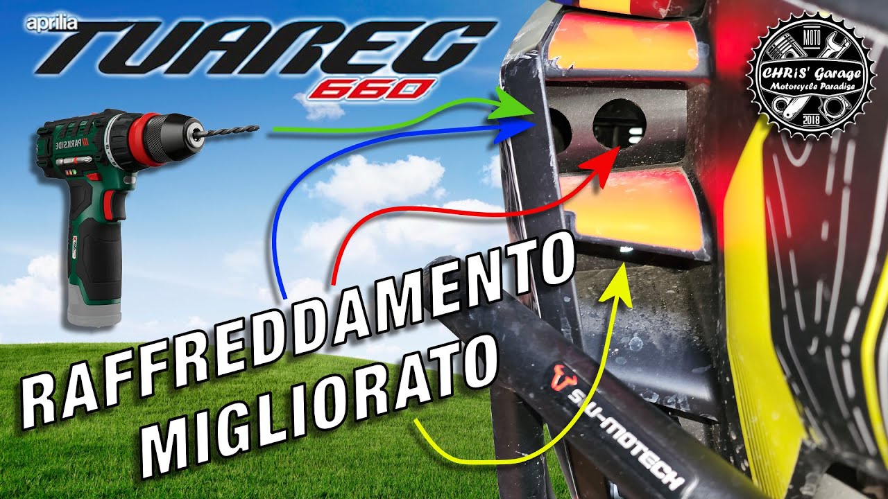 TUAREG 660: Raffreddamento Migliorato con Apertura sfoghi Radiatore