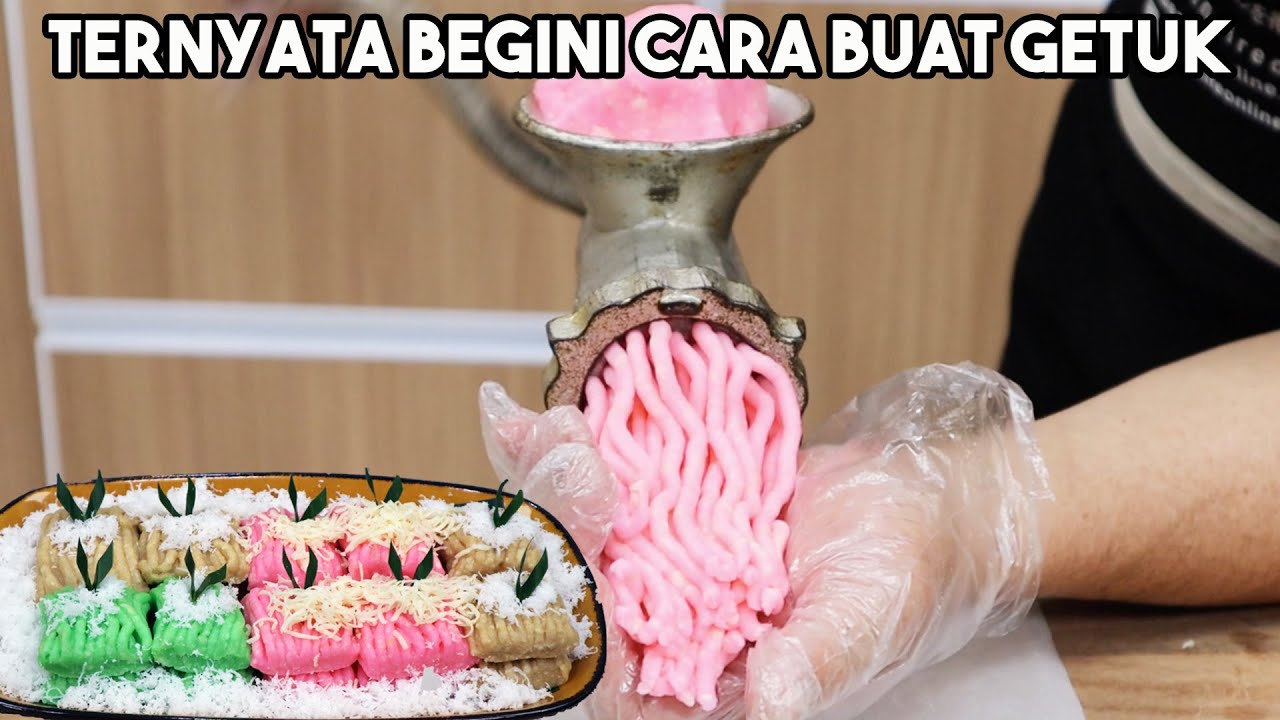 Ternyata Begini Cara Membuat Getuk | Bisa Bikin Sendiri Di Rumah Pengobat Rindu Kue Jadul