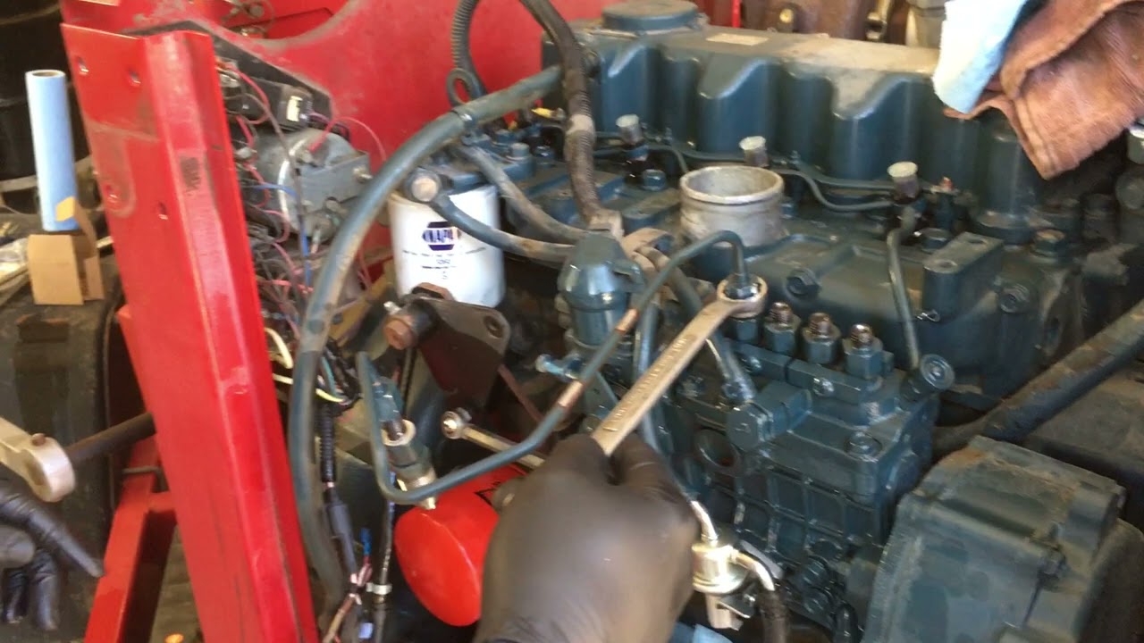 How to test Injector pump on a Kubota V3600T