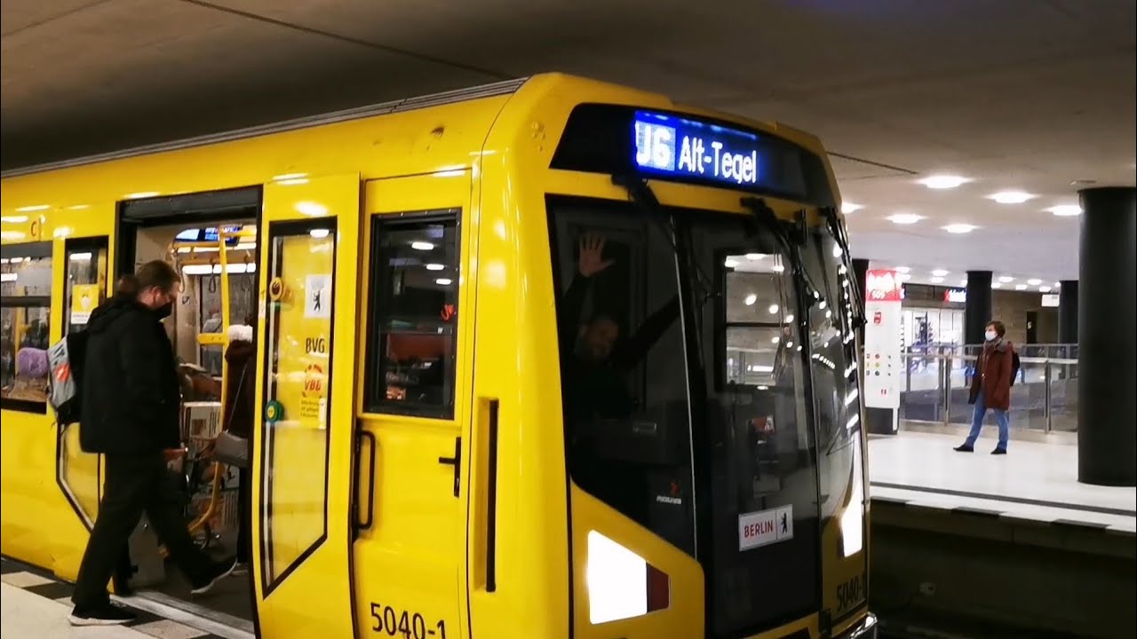U-Bahn Berlin Mitfahrt im H Zug 5040-1 auf der U6 mit einem netten U-Bahnfahrer
