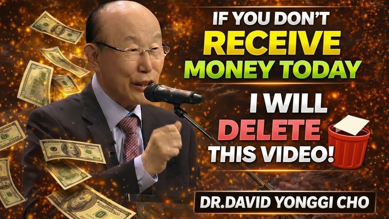 The Universe Says This Prayer Unlocks Massive Money Today | Dr. David Yonggi Cho
