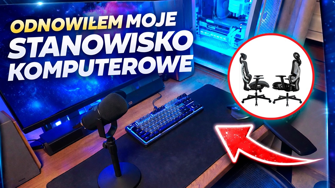 Odnowiłem moje nowe stanowisko komputerowe z akcesoriami MOZOS.