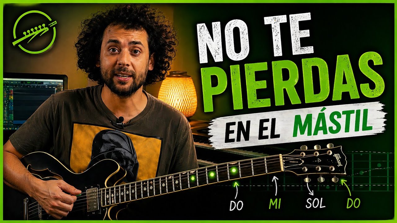 APRENDE EL MÁSTIL DE LA GUITARRA🎸 - ENTIENDE TU INSTRUMENTO DE UNA VEZ!🎸