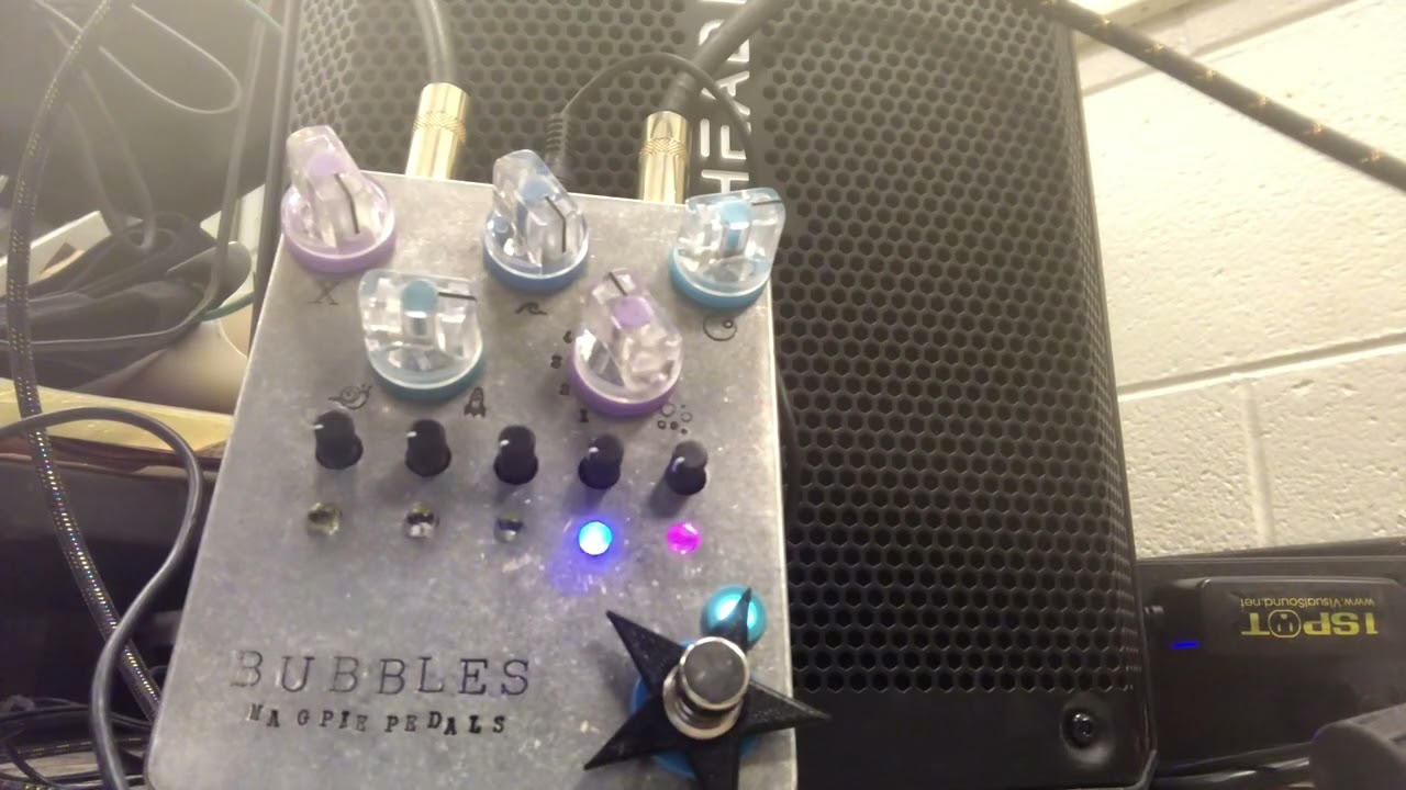 3/2/2022 Experiment #1 Simon the Magpie BUBBLES delay pedal