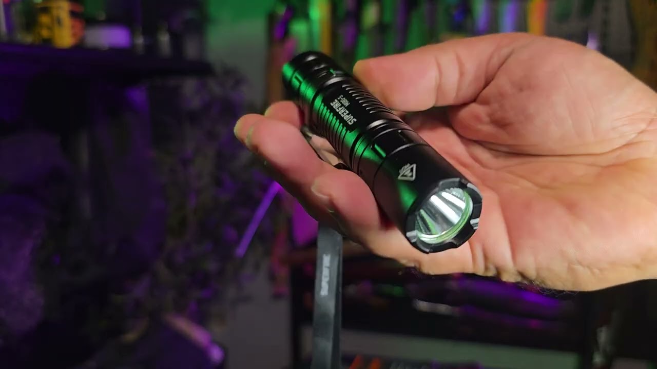 REVIEW SEPINTAS 1022 : Superfire MI80 Tactical Flashlight