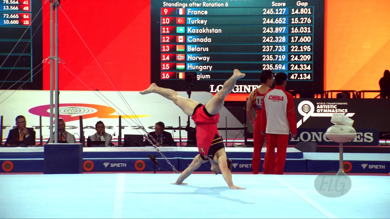 VAN DEN KEYBUS Luka (BEL) - 2019 Artistic Worlds, Stuttgart (GER) - Qualifications Floor Exercise