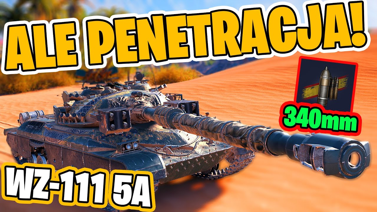 WZ-111 5A - chiński IS-7 z Battlepassa w World of Tanks