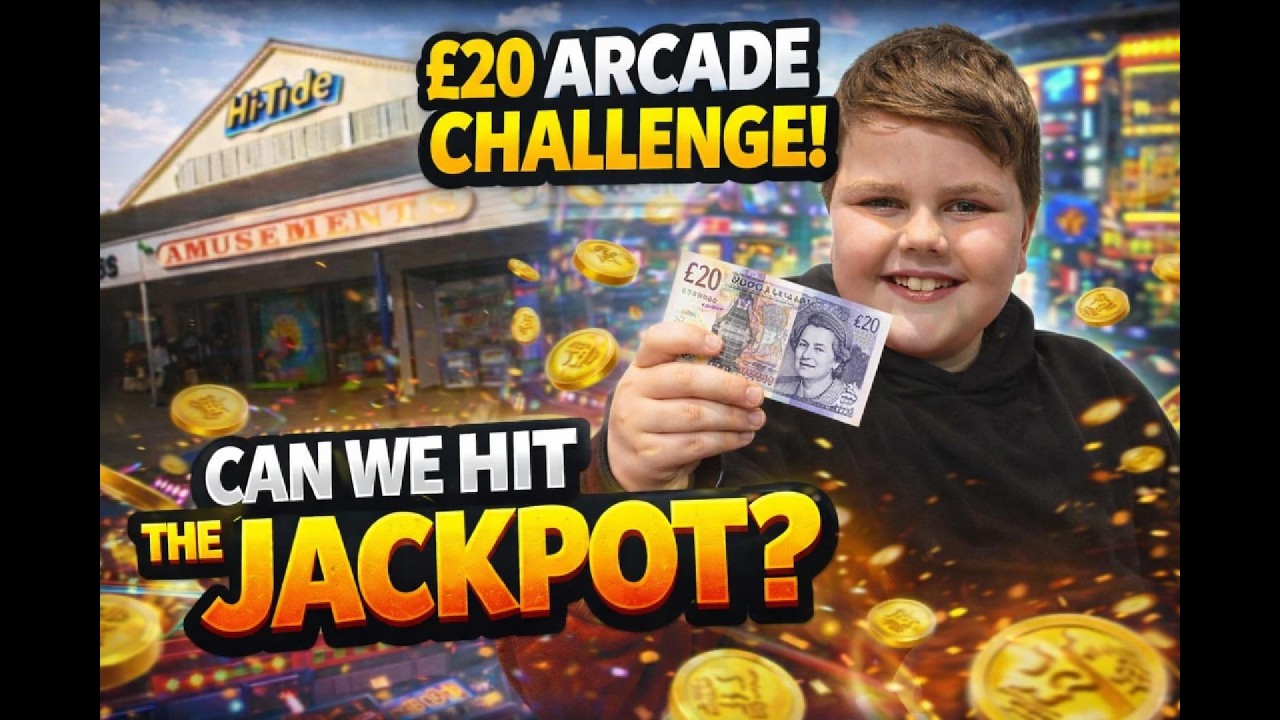 💰 £20 ARCADE CHALLENGE! Can We Hit the JACKPOT? 🎮