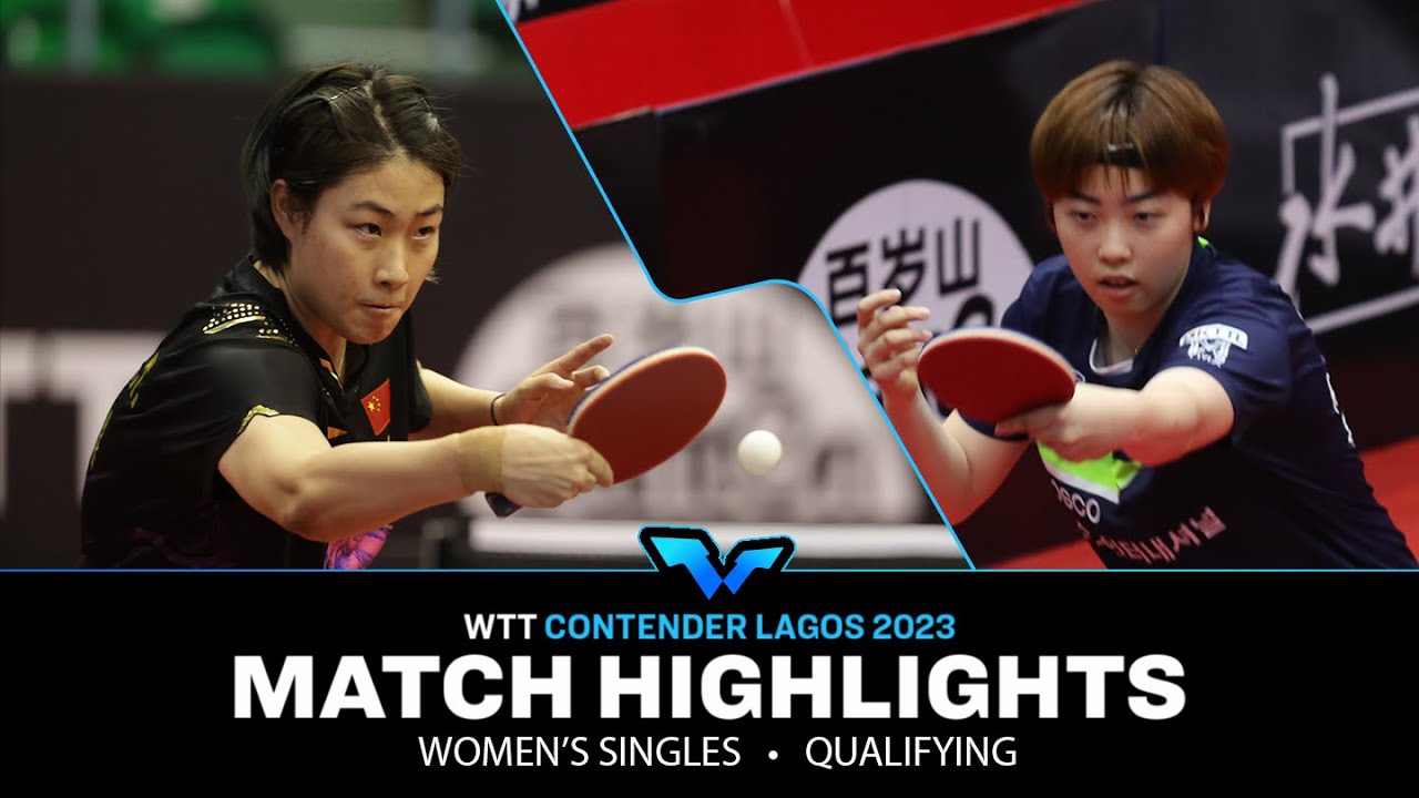 Zang Xiaotong vs Ryu Hanna | WS Qual | WTT Contender Lagos 2023