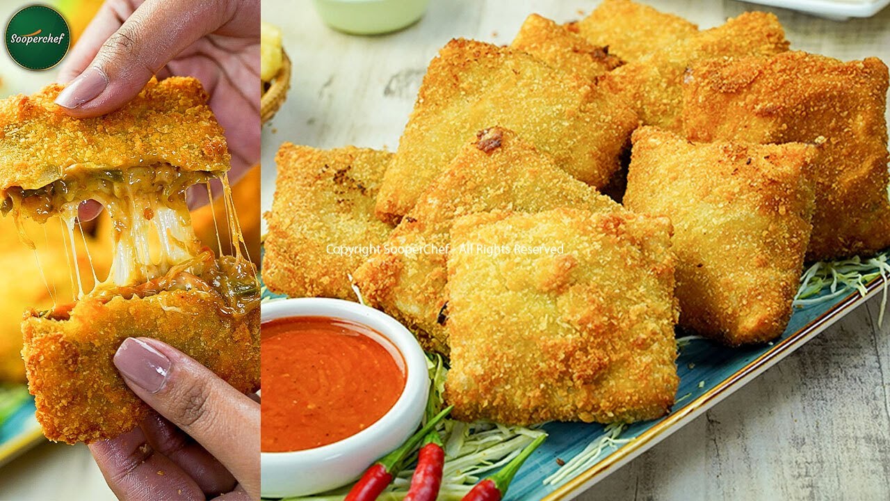 Crunchy and Cheesy: Cheese Vegetable Parcels for Iftar Recipe by SooperChef