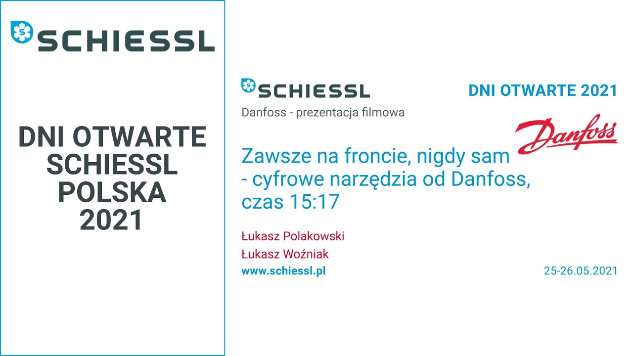 Dni otwarte 2021, Zawsze na froncie, nigdy sam- cyfrowe narzędzia od Danfoss