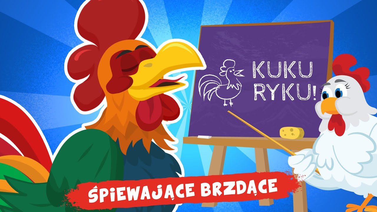 Śpiewające Brzdące - Wyszedł kogut na podw&oacute;rze - Piosenki dla dzieci 😆🐔😍
