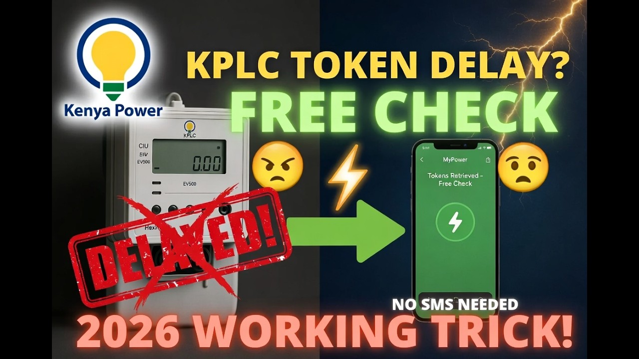 No SMS? Check KPLC Delayed Tokens FREE Right Now (2026 Trick)