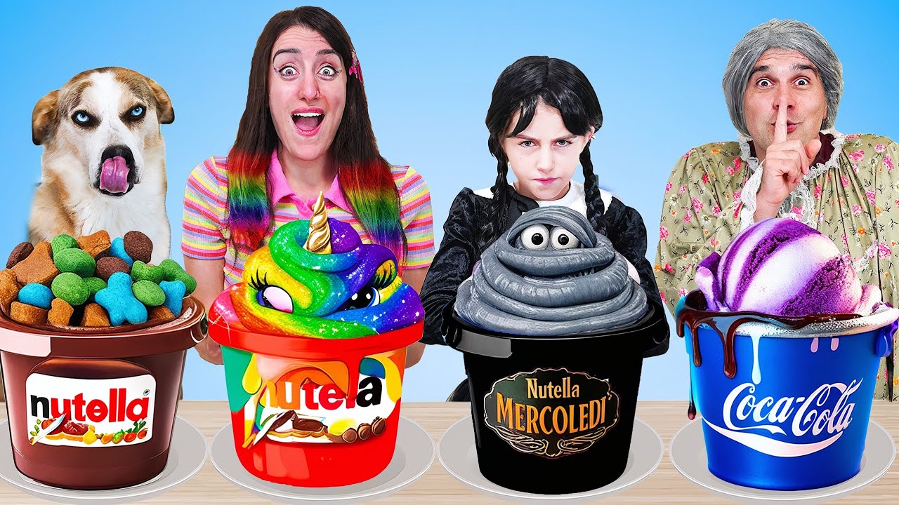 MERCOLEDI VS ENID VS NONNA SFIDA DI CUCINA CHALLENGE!!! ANITA STORIES