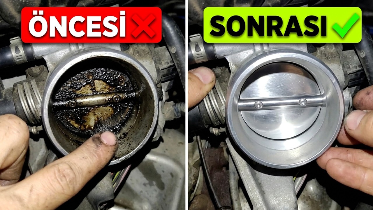 Fiat Palio Boğaz Kelebeği Temizleme | Fiat Palio Throttle Body Cleaning