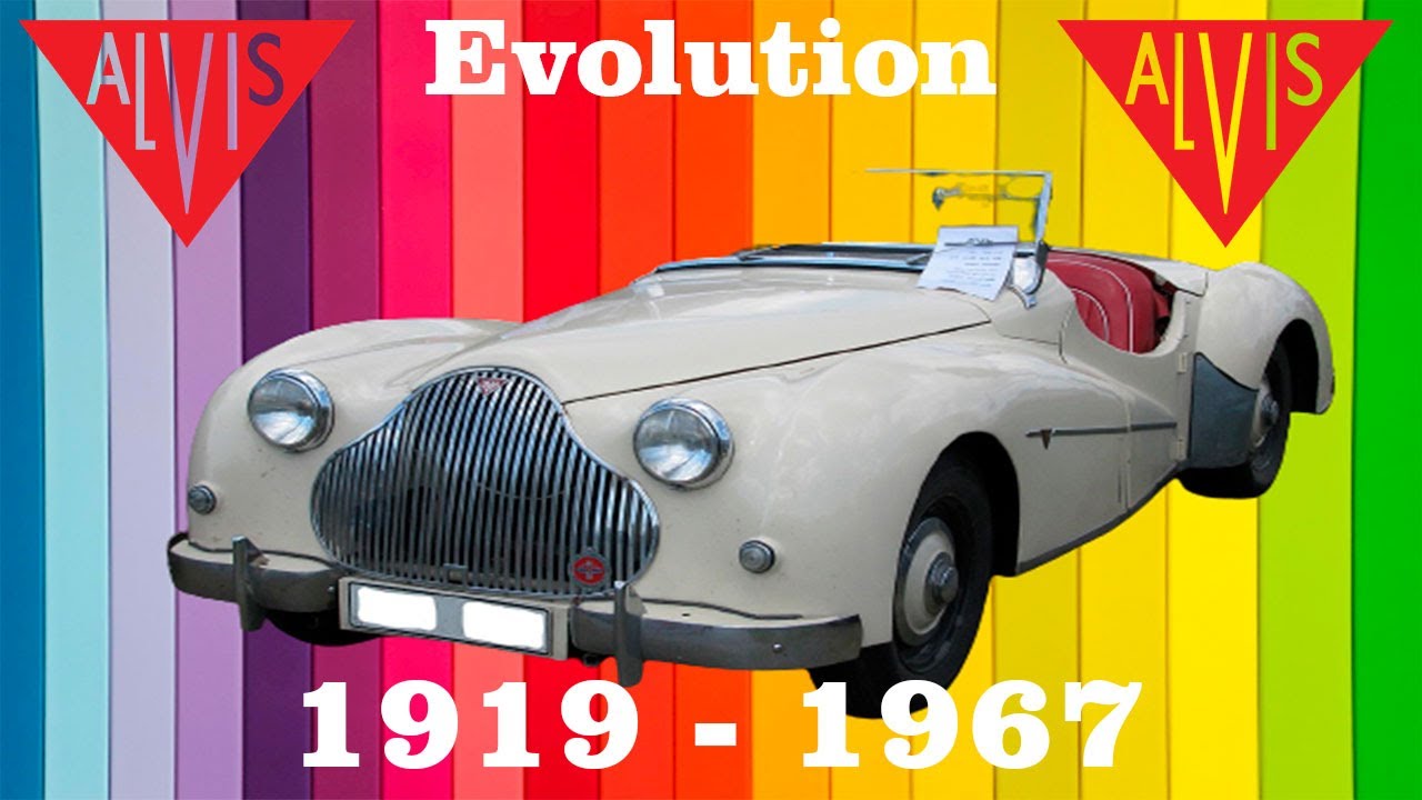 Evolution of Alvis cars - Models by year of manufacture