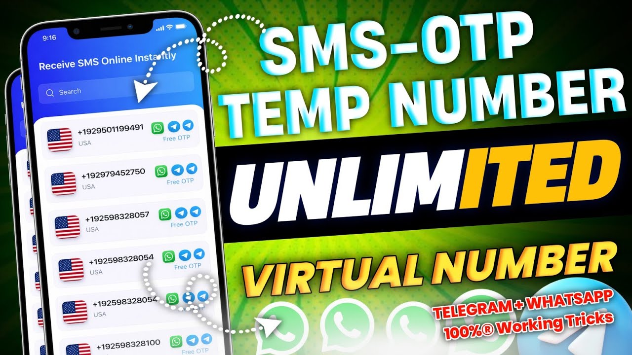 Free Virtual WhatsApp Number | How to Create a Fake WhatsApp 2026 | Fake WhatsApp Virtual Number ...