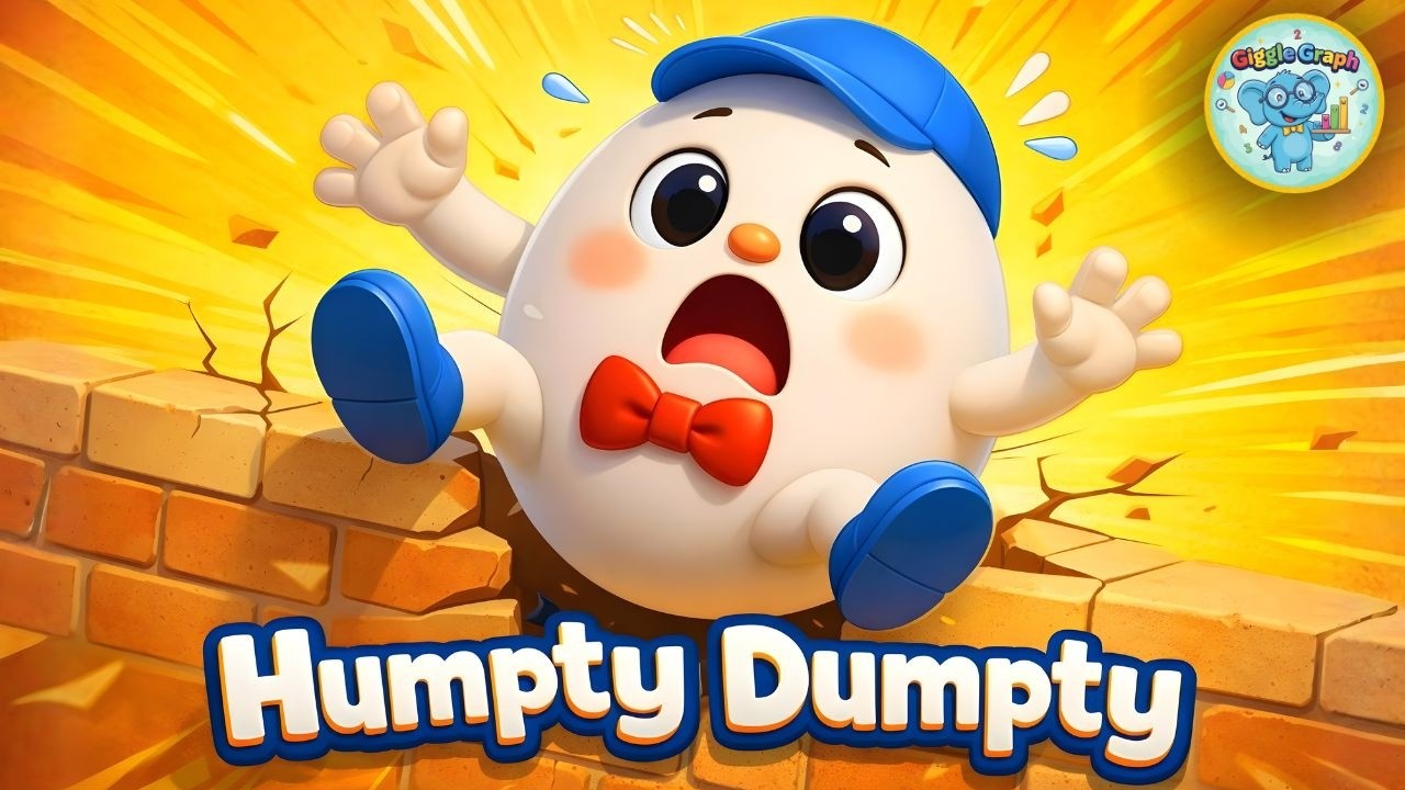 Humpty Dumpty Song 🥚 | Nursery Rhymes for Kids | Fun Kids Songs