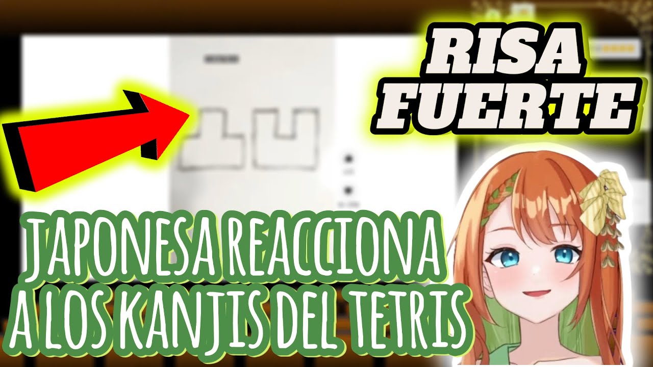 Japonesa Reacciona a los Kanjis Tetris Riendose Fuerte Iori Teranami
