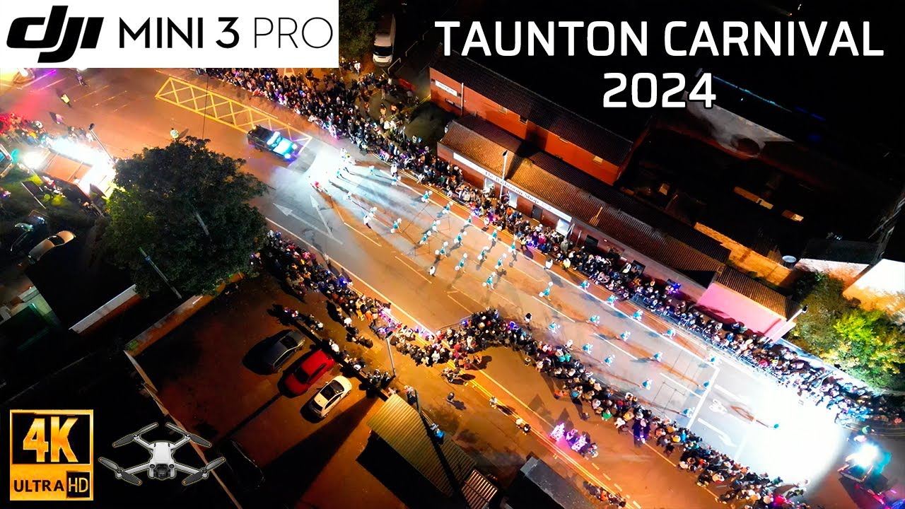 TAUNTON CARNIVAL 2024 in 4K By Dji Mini 3 Pro Drone