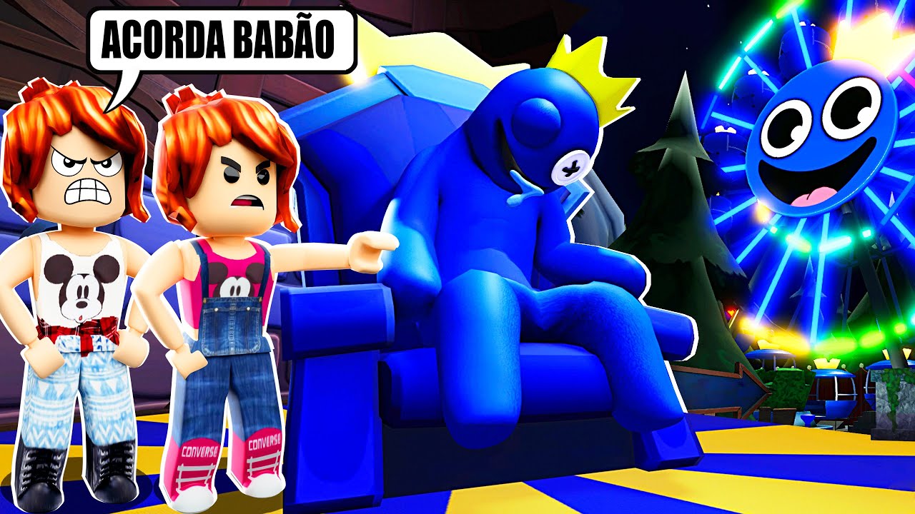 O PARQUE DO AZUL BABÃO • Capítulo 2 (Rainbow Friends)