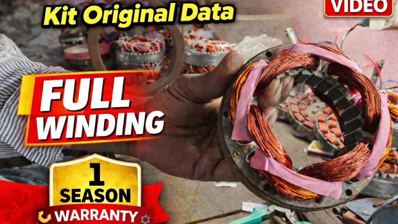 Kit fan motor winding original data one year garanti #subscribe #my #viral #video #trending #new 