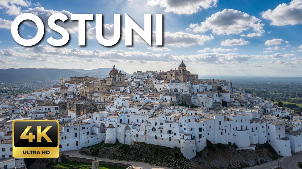 OSTUNI 4K Walking Tour 🇮🇹 The Magic White City of Puglia, Italy