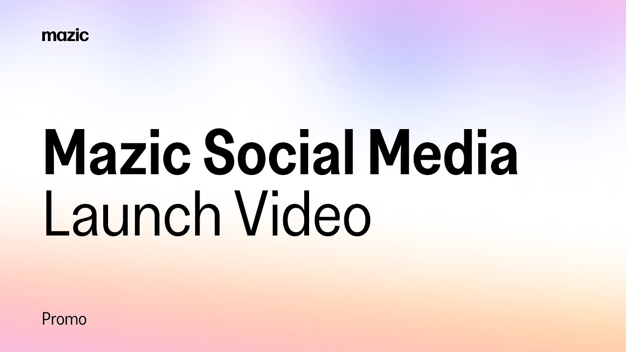 Mazic V2 Launch Social Media