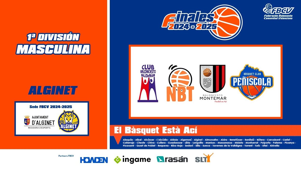 1ª División Masculina Final: NB Torrent B - BC Peñíscola Facsa