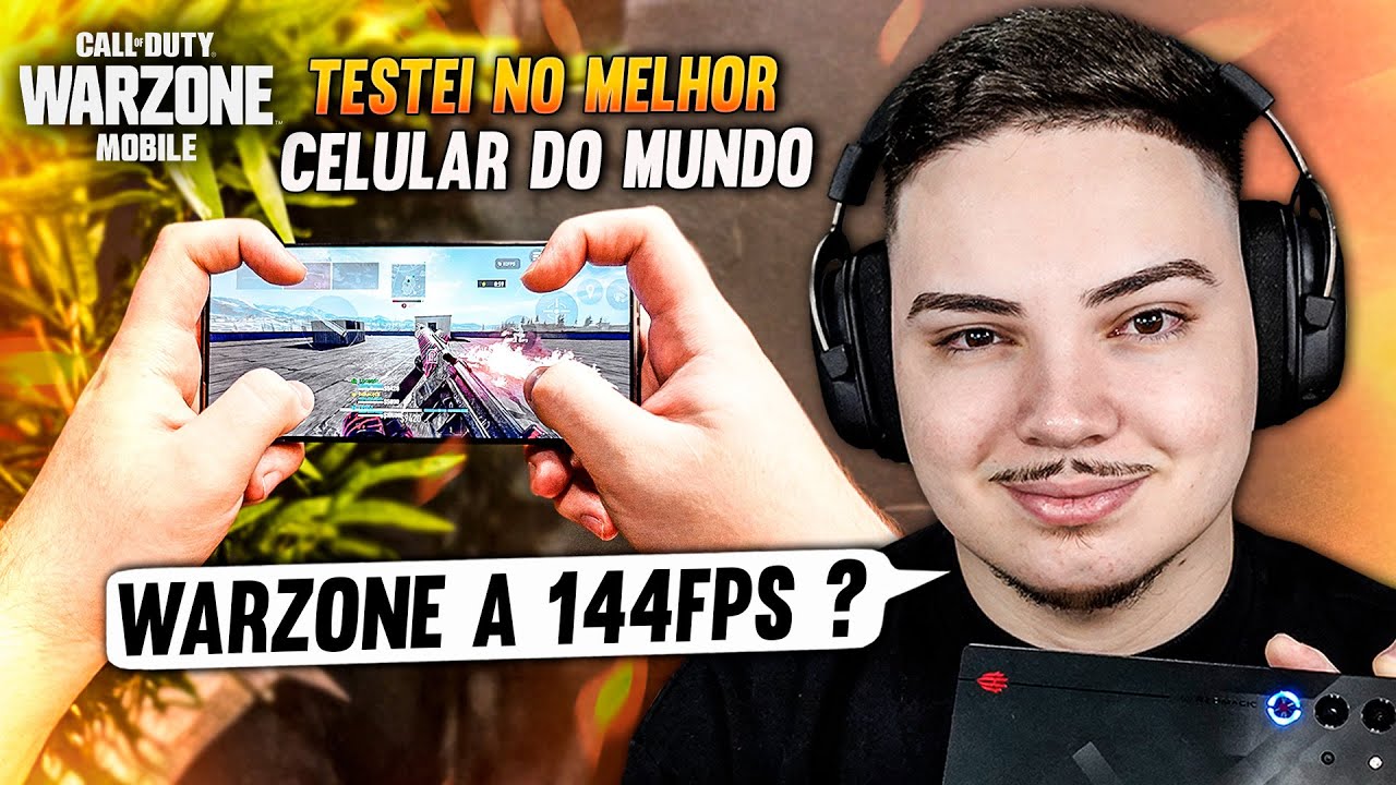 JOGANDO o WARZONE MOBILE no MELHOR CELULAR do MUNDO! 🔥 (REDMAGIC 10 Pro)