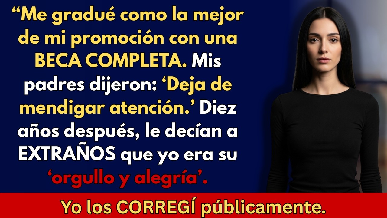 Dejademendigaratencióndijeronmispadrescuandomegraduécomola mejordemipromoción10añosdespuéspresumíand