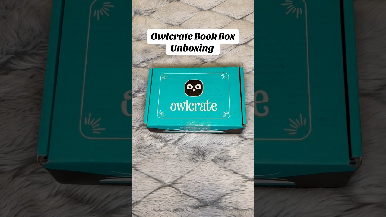 Unboxing Owlcrate | Monthly Subscription Box Surprise! #books #booktok #booktube #bookunboxing