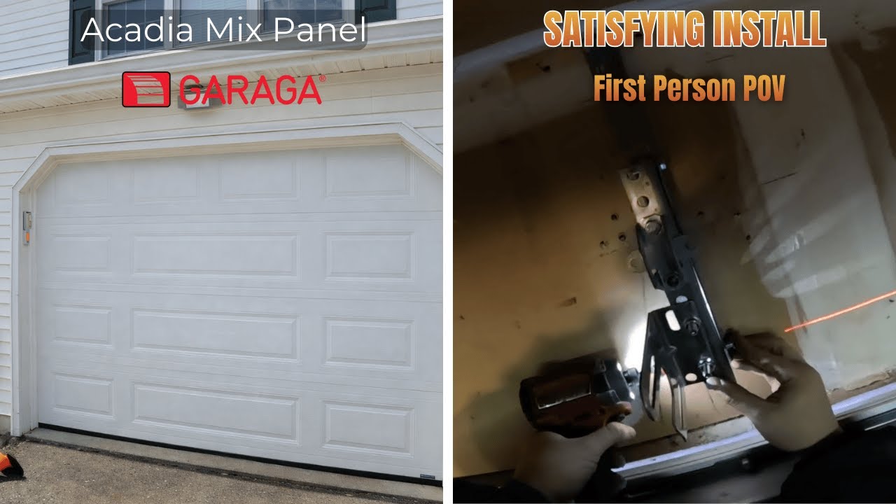 Satisfying Garage Door Replacement | Watch Me Work (Pov)