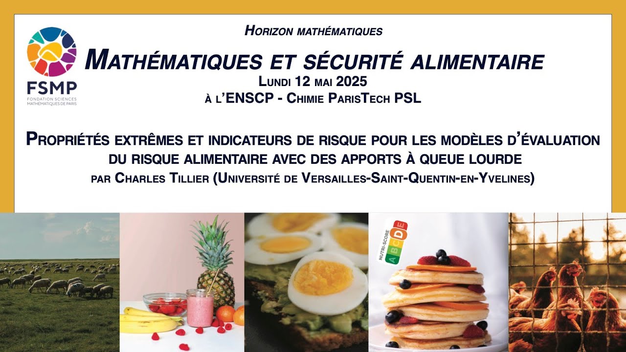 Propriétés extrêmes et indicateurs de risque pour les modèles d'évaluation du risque alimentaire...